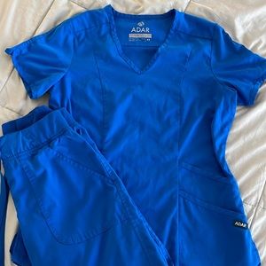 Adar Royal Blue XS Scrub Set